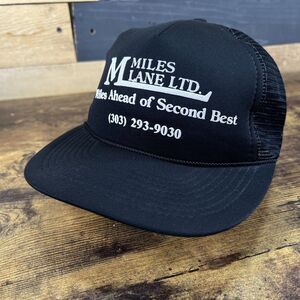 Miles Lane LTD Miles Ahead of Second Best Vintage Rope Trucker Mesh SnapBack Hat